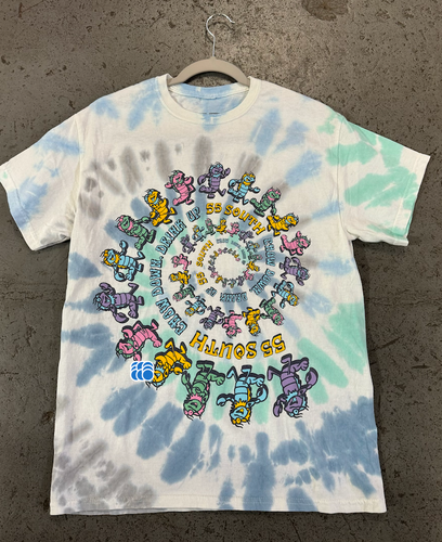 Dancing Crawfish Tie Dye Tee